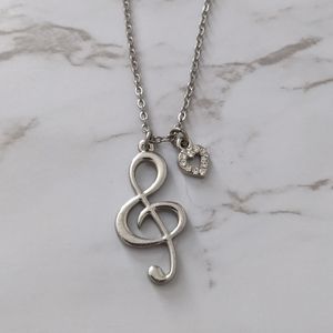 Music Heart Necklace